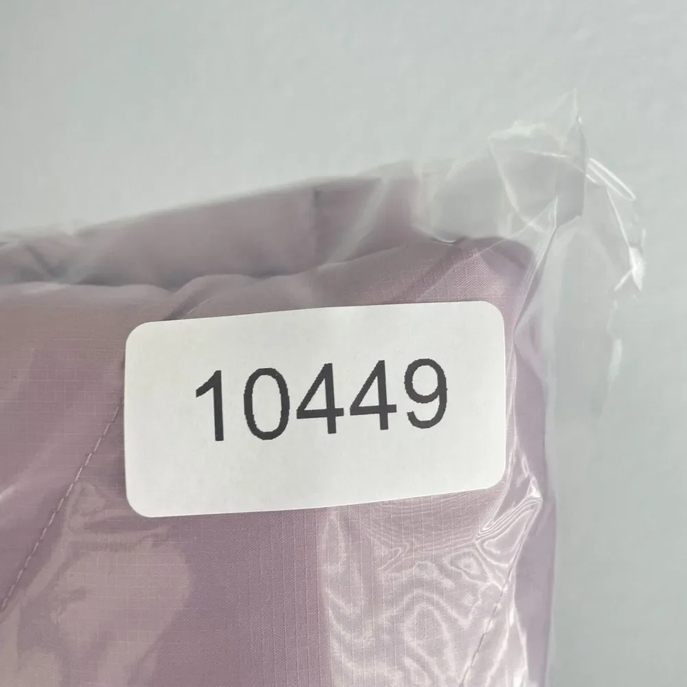 The North Face 550 Goose Down Puffer Vest Womens XS Extra Small Lavender Zip Up - Picture 13 of 13